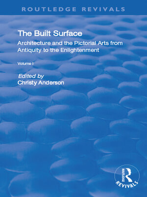 cover image of The Built Surface